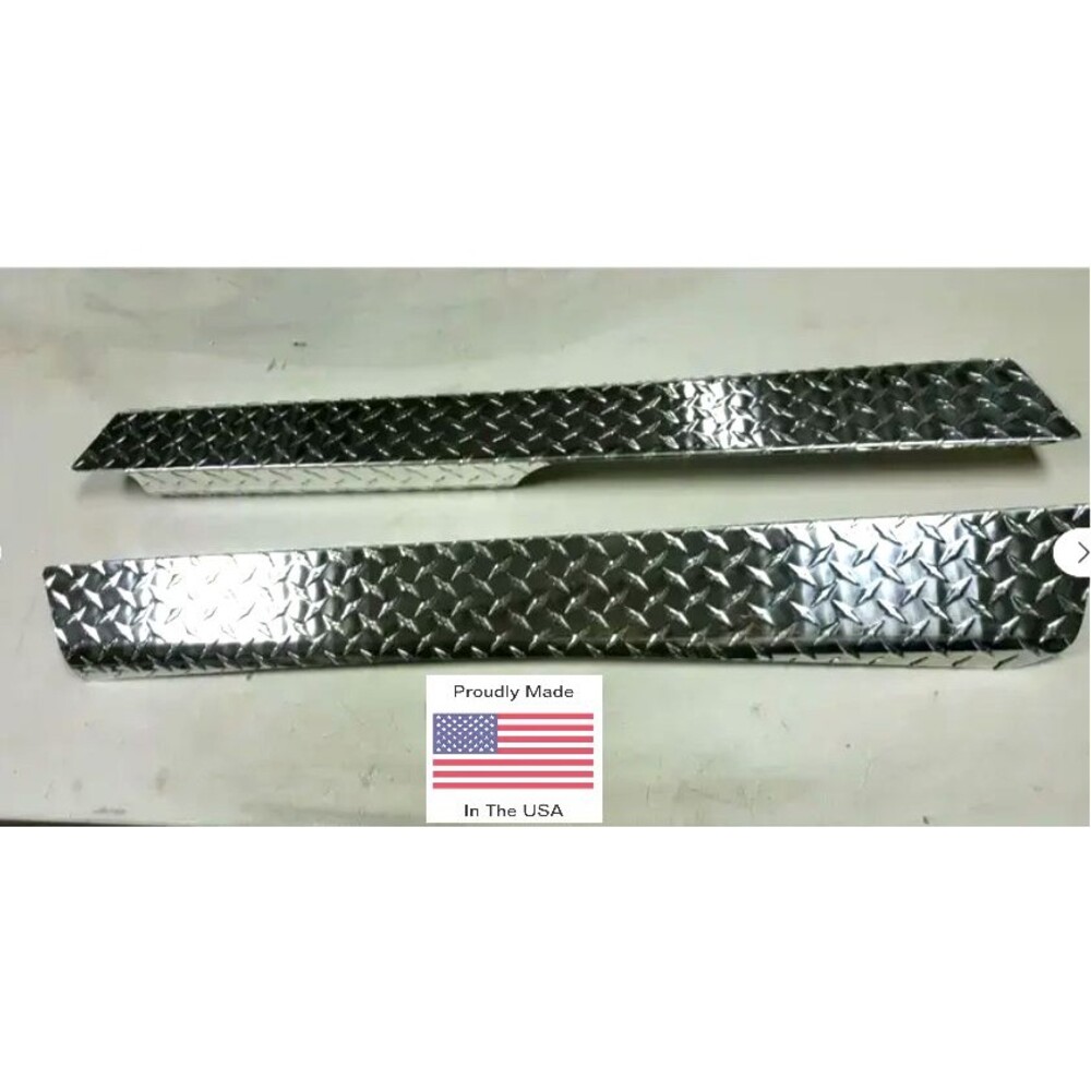 Diamond Plate Full Side Rocker Panels for Yamaha G29 Drive Golf Carts